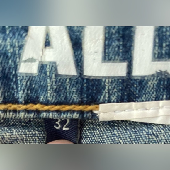 Vintage Allen B Y2k Festival Rave Flared Jeans Funky Pop Princess Gold VTG 32 - Picture 6 of 7